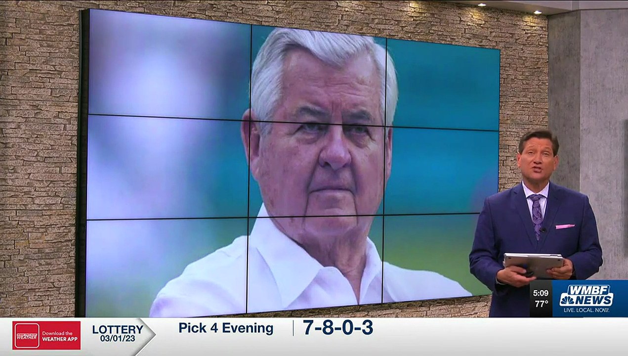 Panthers founder, former owner Jerry Richardson dies at 86 video