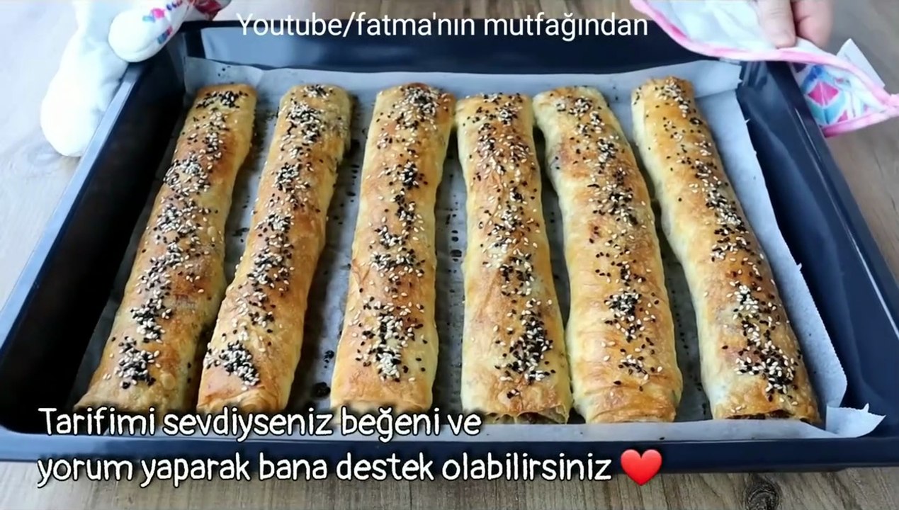 3 YUFKA ve 1 Çorba kaşığı UN İle 1 TEPSİ Dolusu KOLAY Börek ❗ İnanılmaz HIZLI ve Lezzetli