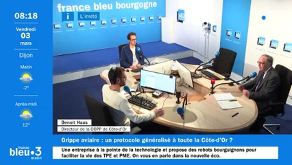 L'invité du 6/9 : grippe aviaire,  Benoit Haas, directeur départemental de la DDPP