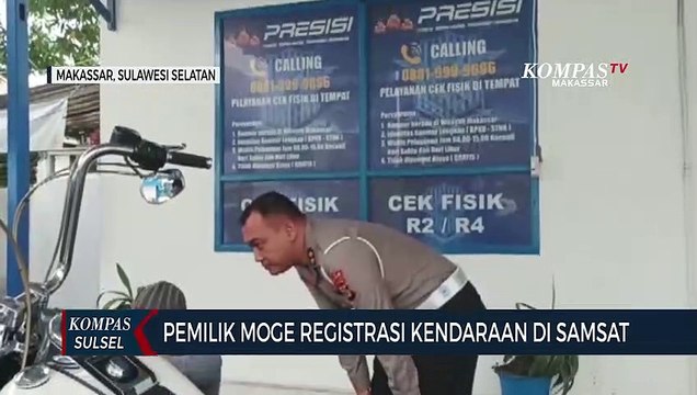 Pemilik Moge Registrasi Kendaraan di Samsat