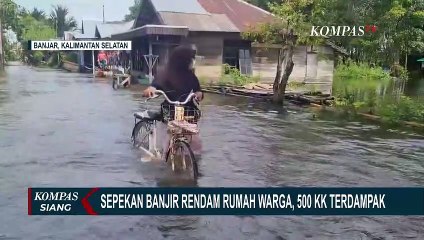 Banjir Masih Rendam Kawasan Banjar, 1.000 Lebih Warga Terdampak