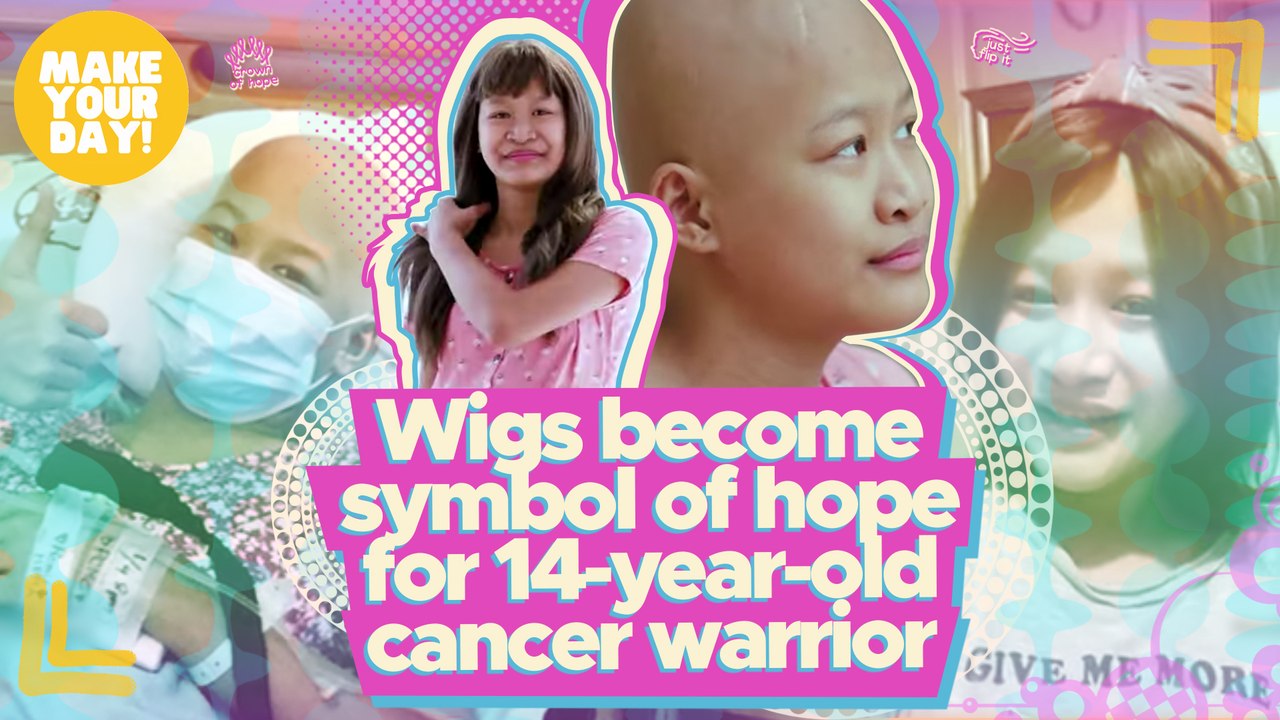 Wigs become symbol of hope for 14-year-old cancer warrior | Make Your Day