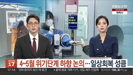 유행 안정화에 일상회복 성큼…4~5월 위기단계 하향 논의