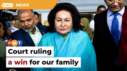 A win for family, says Rosmah after Najib’s acquittal