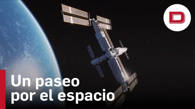 Los astronautas de la estación espacial china completan un paseo espacial