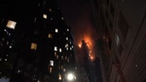 Hong Kong, enorme incendio in un grattacielo in costruzione