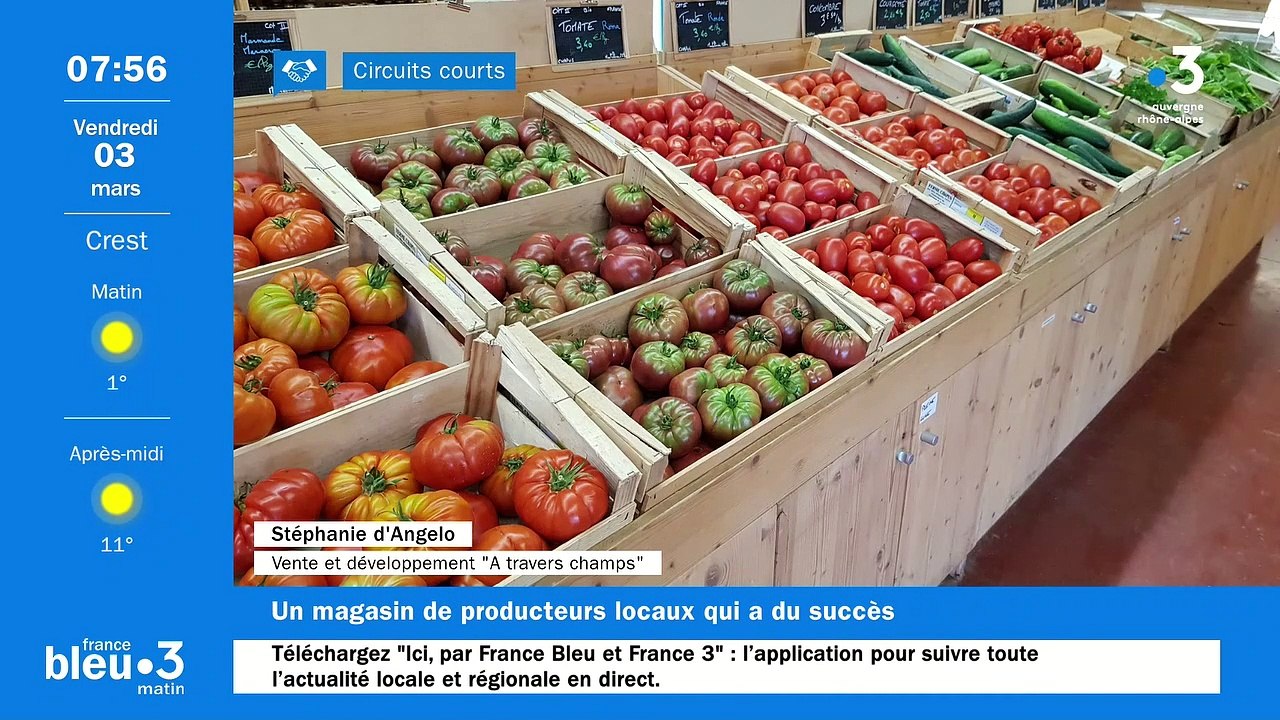 À Loriol, "À Travers Champs", une soixantaine de producteurs locaux et bio dans un seul magasin