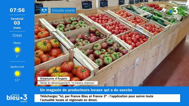 À Loriol, À Travers Champs , une soixantaine de producteurs locaux et bio dans un seul magasin