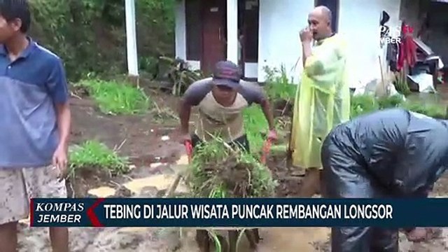 Waspada! Tebing di Jalur Wisata Puncak Rembangan Longsor