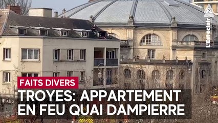 Troyes : incendie dans une résidence Quai Dampierre