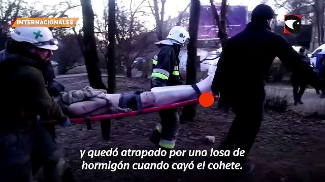 Al menos cuatro muertos por el ataque de misiles rusos en la ciudad ucraniana de Zaporiyia
