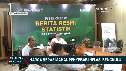 Harga Beras Mahal Penyebab Inflasi Bengkulu