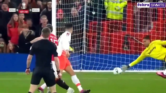 كأس الإتحاد الإنكليزي، ملخص مباراة مانشستر يونايتد و ويستهام 3-1 اليوم _ هدف سعيد بن رحمة العالمي