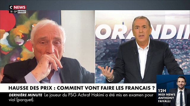 L'économiste Jean-Marc Sylvestre déclenche un tollé sur les réseaux sociaux en affirmant dans Morandini Live : Si vous n'avez plus les moyens d'acheter votre pâte à tartiner, changez de marque ! - Regardez
