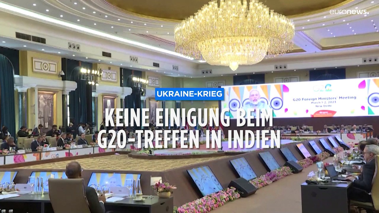 Keine Abschlusserklärung in Indien: Russlands Krieg spaltet die G20