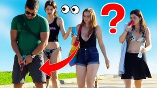 Peeing in Public Prank VS Man Thong Prank