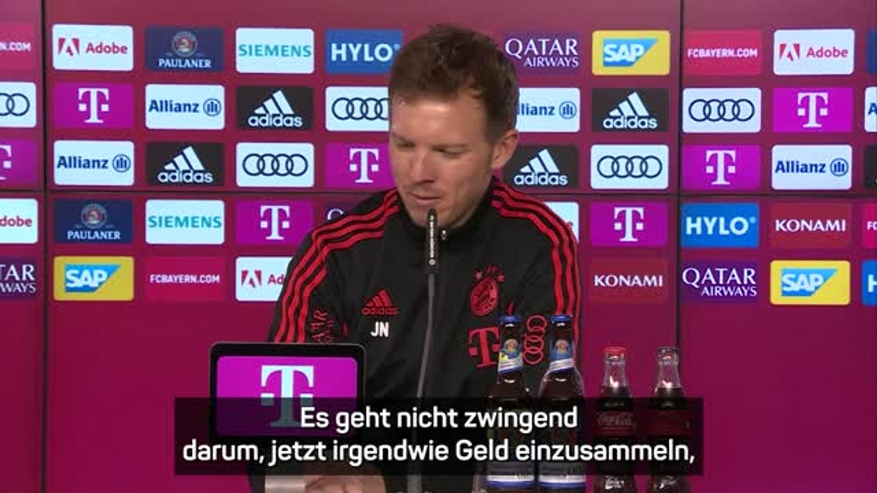 Bayerns Strafenkatalog: Das sagt Nagelsmann