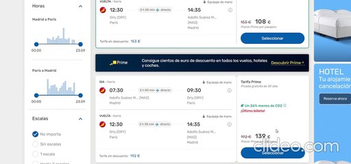 Reserva de un viaje con eDreams Prime