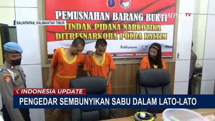 Gagal Kelabuhi Petugas, Pengedar Ketahuan Simpan Narkoba di Lato-Lato