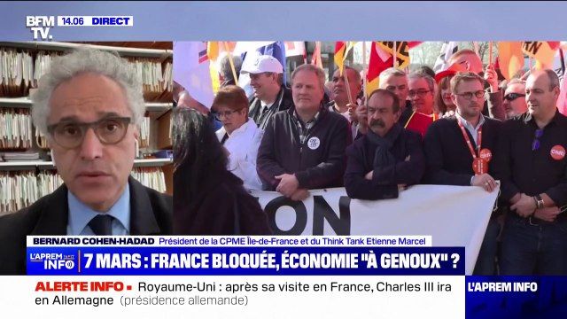 On est déjà sur les deux genoux : Bernard Cohen-Hadad (CPME) craint les conséquences d'une France à l'arrêt