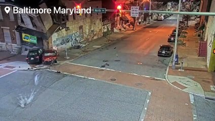 WATCH: Jaw-Dropping Video Shows a fatal crash, as a Building Collapse During a Police Chase