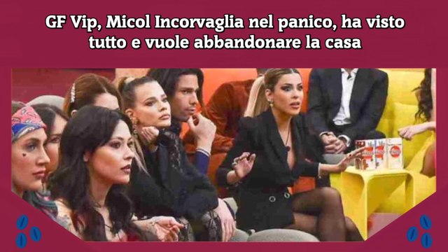 GF Vip, Micol Incorvaglia nel panico, ha visto tutto e vuole abbandonare la casa