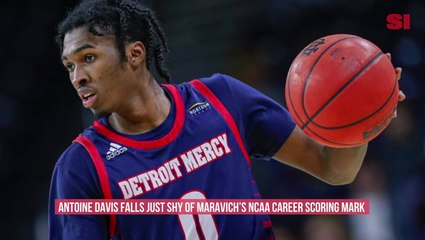 Antoine Davis Falls Short of Pistol Pete's NCAA Scoring Record