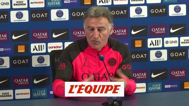 Galtier : « Toujours mieux de préparer des grands matches avec des victoires » - Foot - L1 - PSG