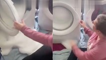 Canadian woman learns the hard way when NOT to put detergent in the washer