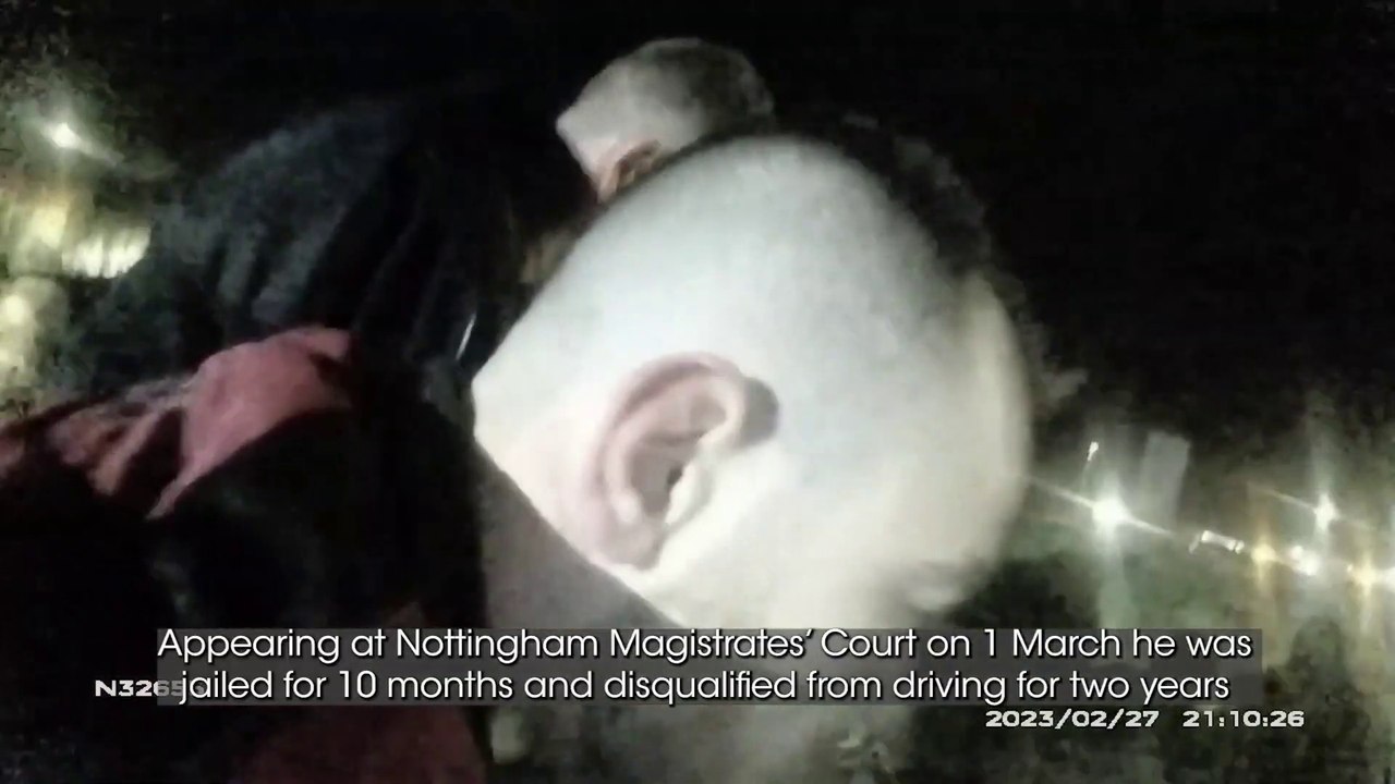 Dramatic moment a runaway driver was found hiding in a pond after leading police on a high-speed chase