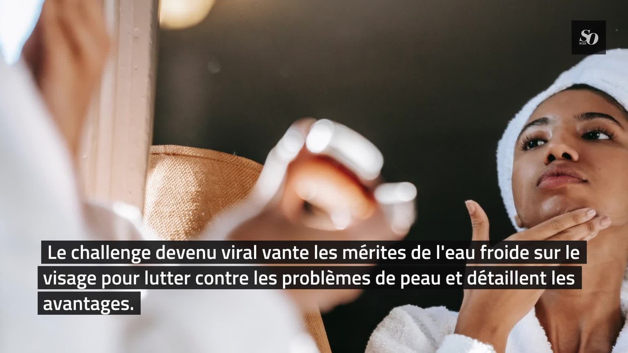 Laver son visage à l'eau glacée serait-il le remède miracle contre les problèmes de peau ?