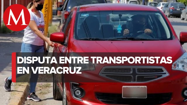 Denuncian a taxis de aplicación, ya que no están regulados en Veracruz
