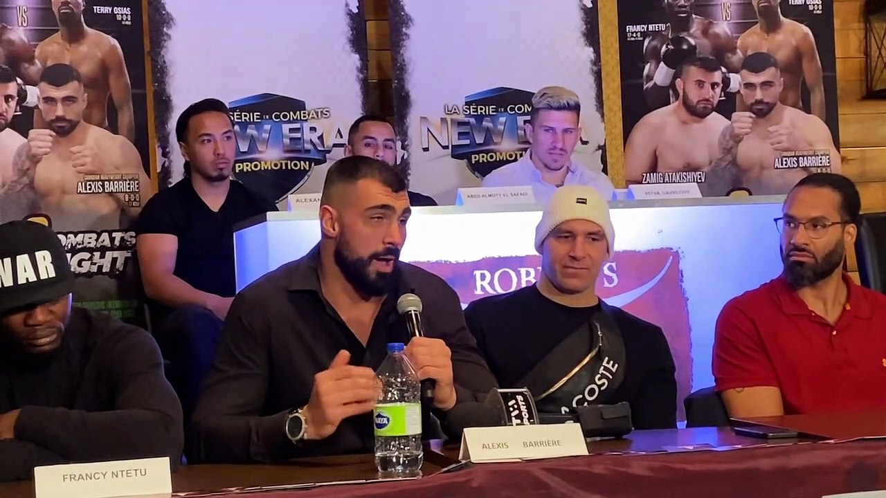 Conférence de presse en vue du gala de boxe New Era à Châteauguay