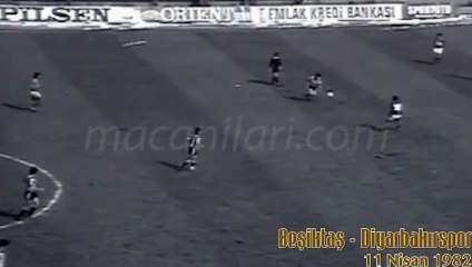 Beşiktaş 1-1 Diyarbakırspor 11.04.1982 - 1981-1982 Turkish 1st League Matchday 25 (No Goals)