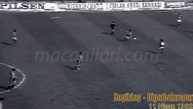 Beşiktaş 1-1 Diyarbakırspor 11.04.1982 - 1981-1982 Turkish 1st League Matchday 25 (No Goals)