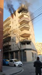 Incendio en Sant Adrià