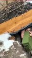 Ucraina, trincea allagata: soldato si tuffa per recuperare munizioni - Video