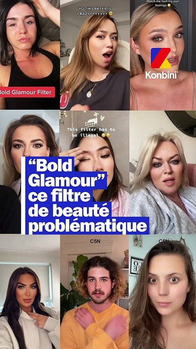 "Bold Glamour" : ce filtre de beauté problématique