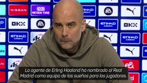Guardiola rechaza contestar a la agente de Haaland