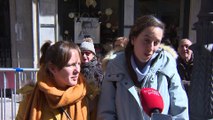 Fieles se dan cita en el tradicional besapié del Cristo de Medinaceli (Madrid)