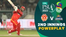 2nd Innings Powerplay | Islamabad United vs Karachi Kings | Match 19 | HBL PSL 8 | MI2T