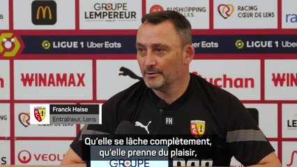 26e j. - Haise : “Je veux que mon équipe se lâche”