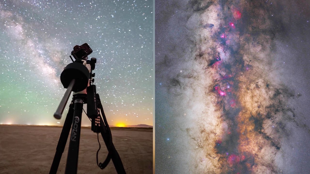 Astrophotographer REVEALS what the night sky would look like if our eyes were as powerful as a camera