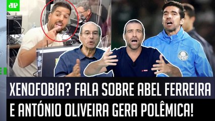 "CALOU A BOCA DO CARA! ELE QUERIA APARECER!" OLHA do que Abel Ferreira e Antônio Oliveira foram ALVO