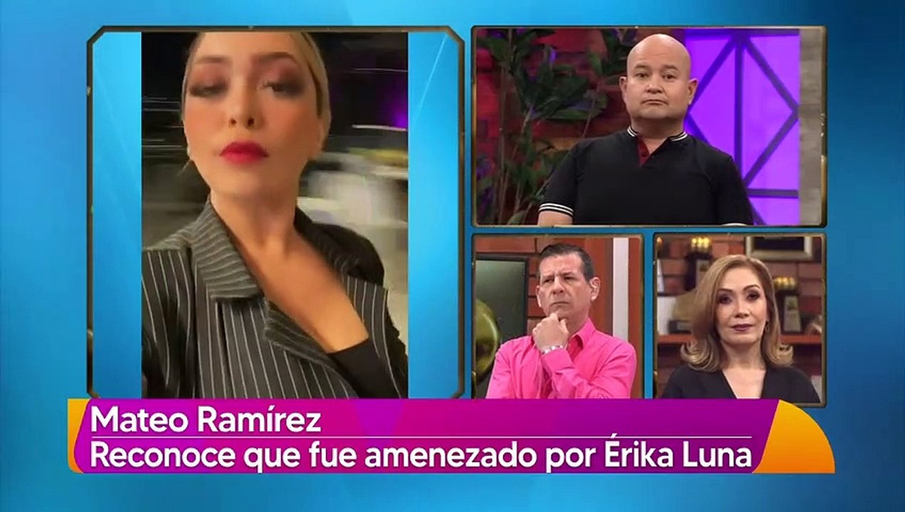Mateo Ramírez habla del supuesto robo que le hizo Erika Luna