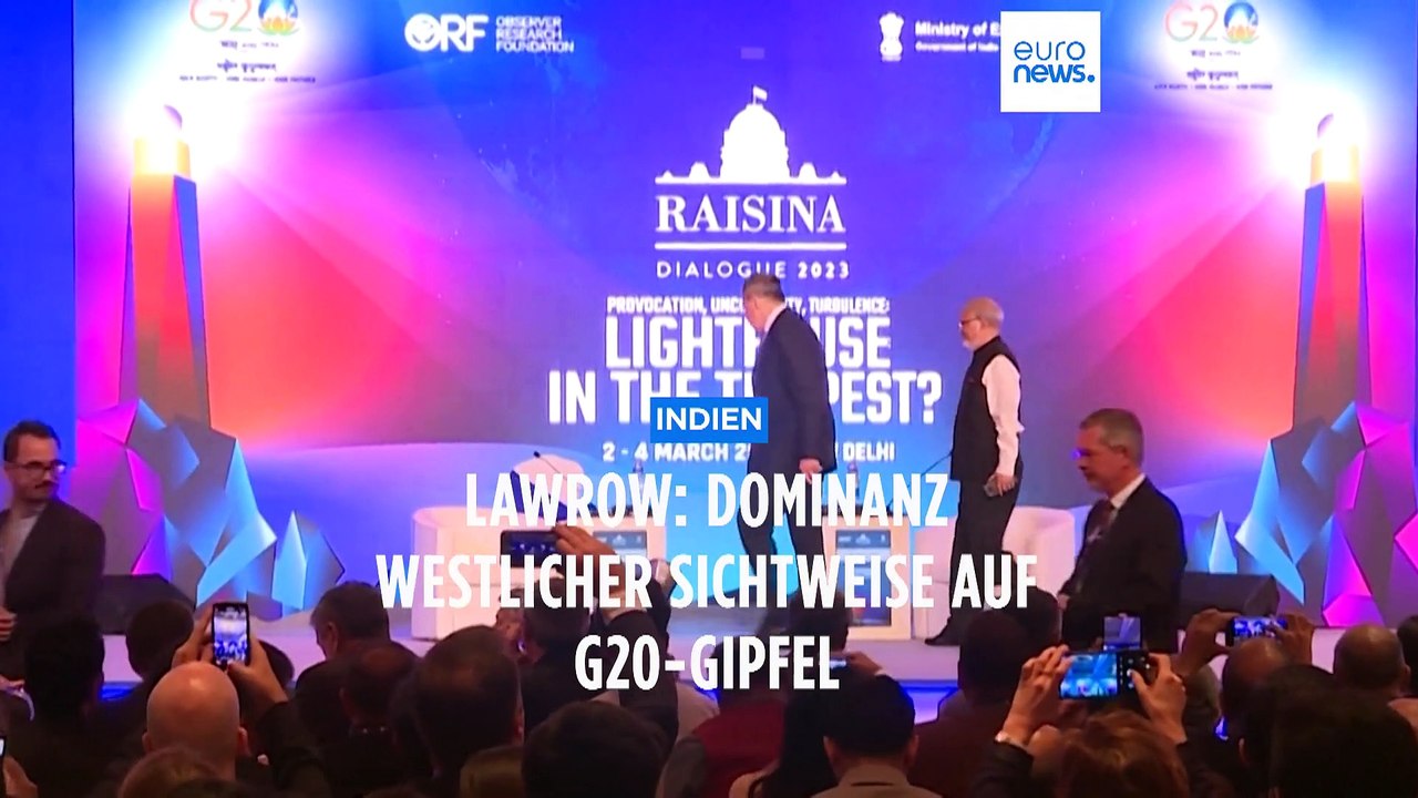 Ukraine-Krieg sollte nicht auf G20-Gipfel diskutiert werden, sagt Lawrow