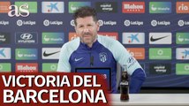 Simeone sobre el juego del Barça en el Bernabéu: 