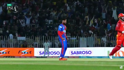 2nd Innings Powerplay - Islamabad United vs Karachi Kings  Match 19 HBL PSL 8