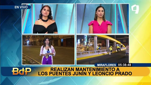 MML realiza mantenimiento de puentes en Miraflores