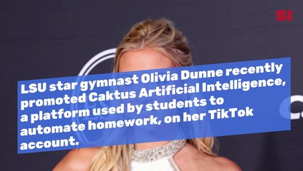 LSU Issues Statement After Olivia Dunne Promotes AI Homework Tool